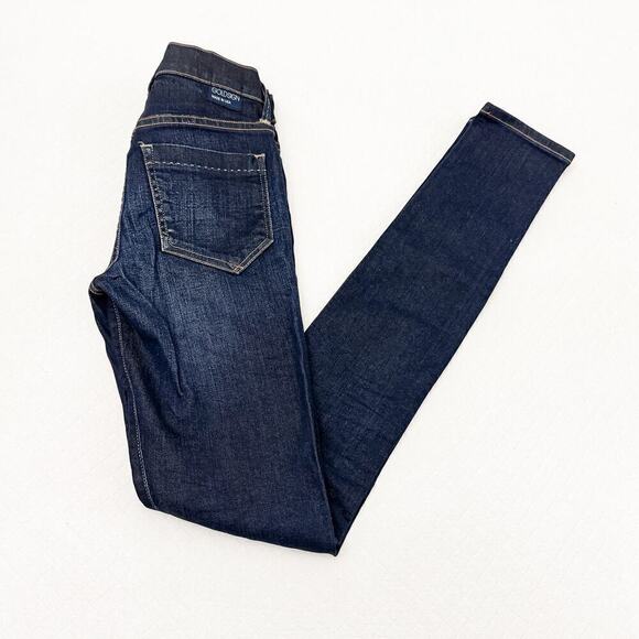 Goldsign Lure Skinny Jeans Super-Slim Faded Blue Size 24 $238 - Picture 8 of 8